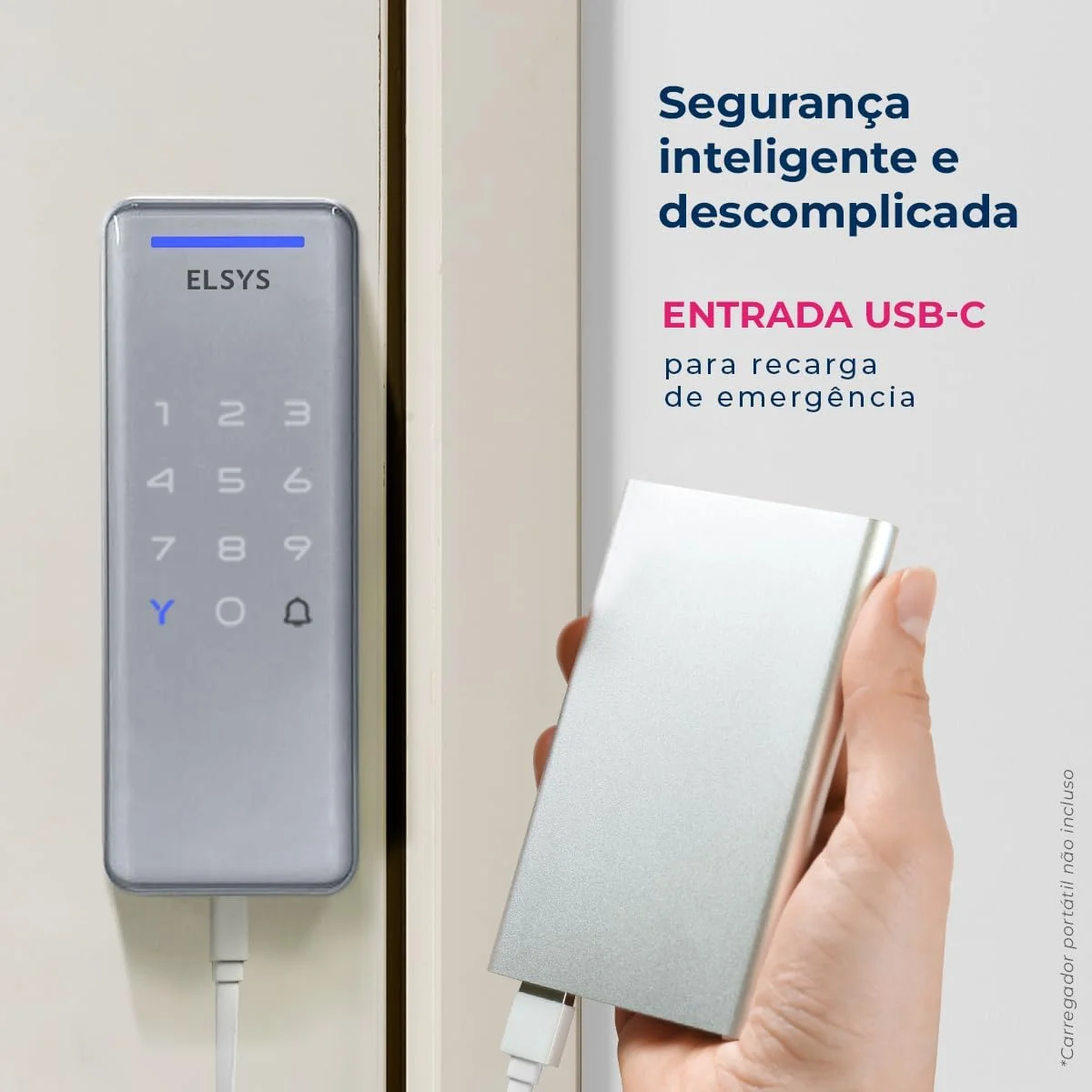 Fechadura Digital para Porta de Alumínio Branca: Praticidade e Resistência