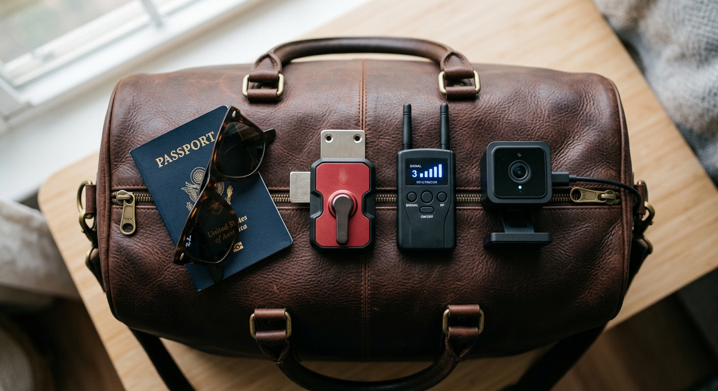 Melhores Gadgets de Segurança para Viagem: Hotel ao Airbnb 2026