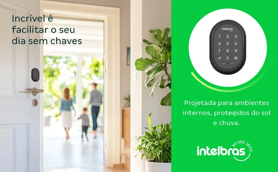 Aviso da Intelbras sobre o uso da FR 102 em ambientes internos protegidos de sol e chuva