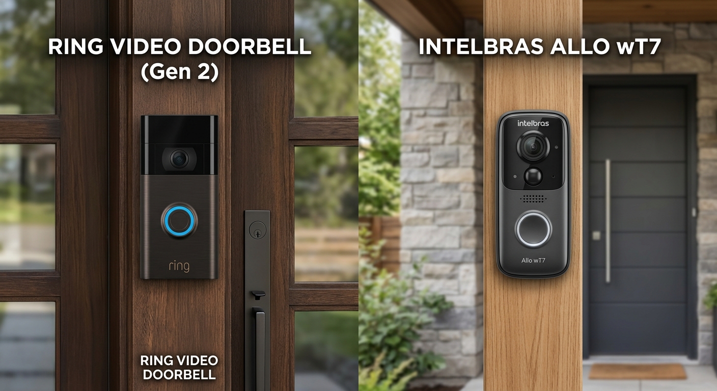 Ring Doorbell vs Intelbras Allo wT7: Qual Video Doorbell Funciona Melhor no Brasil?